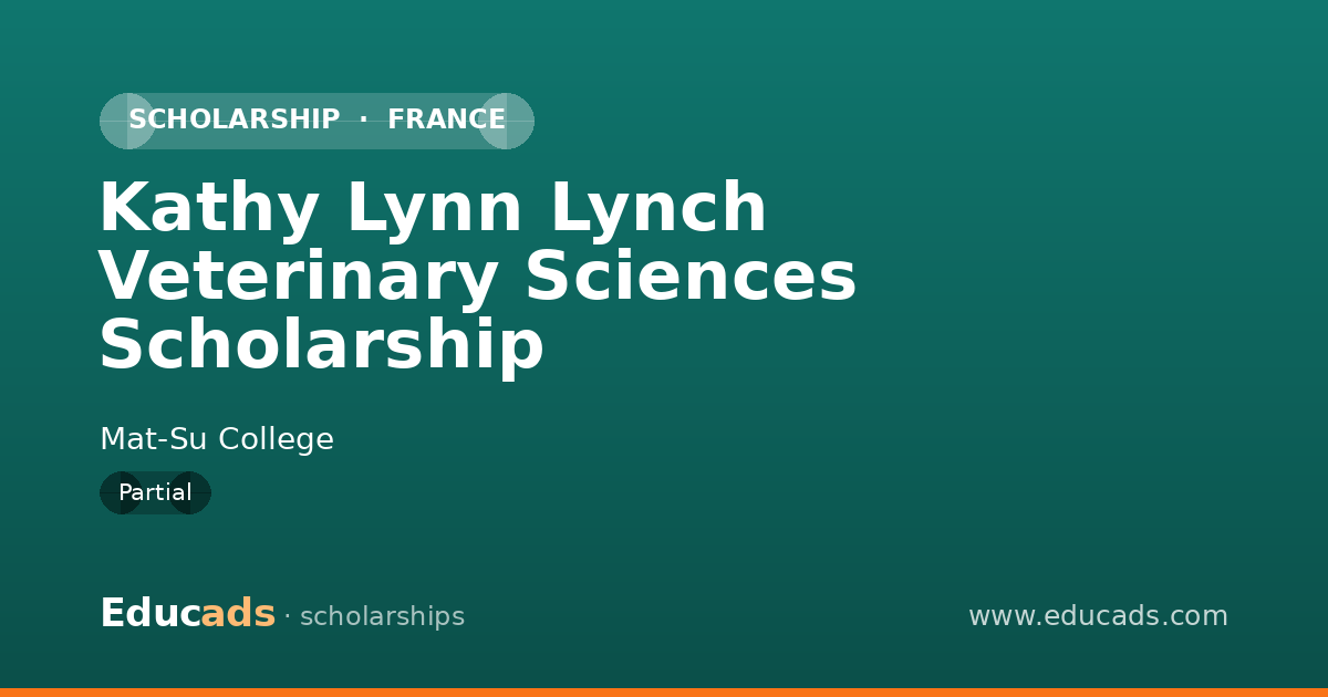 Kathy Lynn Lynch Veterinary Sciences Scholarship scholarship