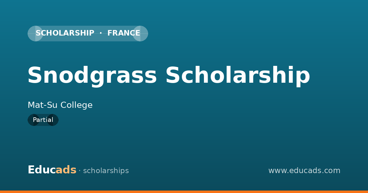 Snodgrass Scholarship scholarship