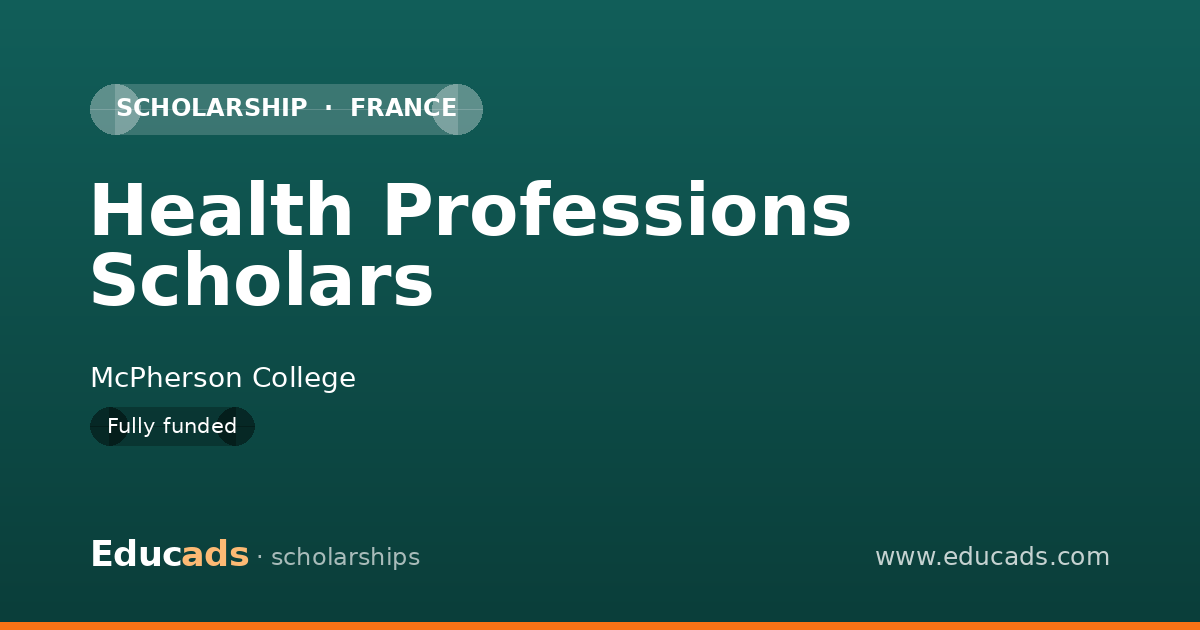 Health Professions Scholars scholarship
