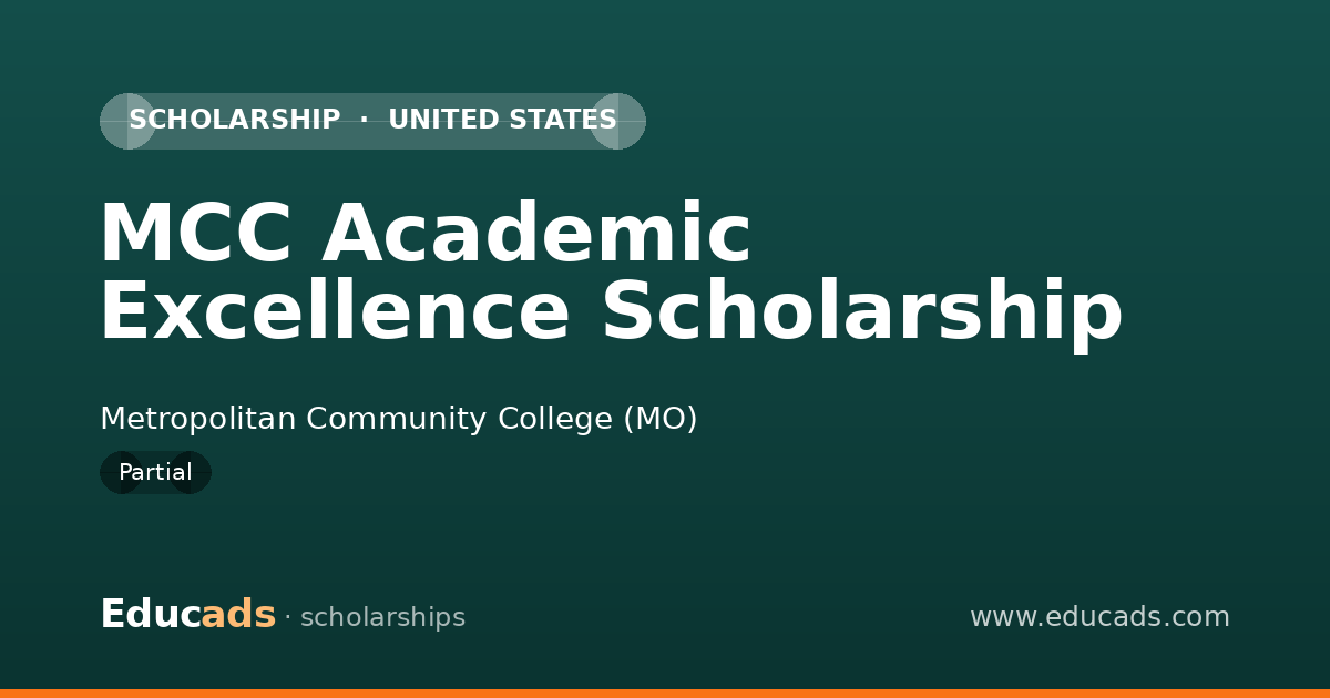 MCC Academic Excellence Scholarship scholarship