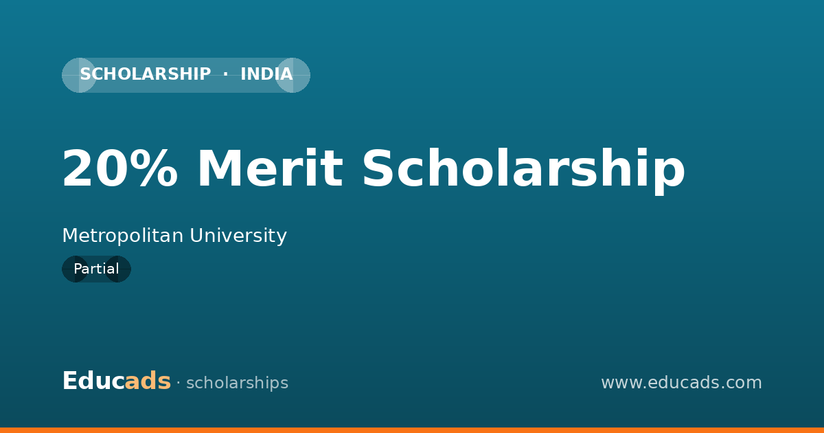 20% Merit Scholarship scholarship