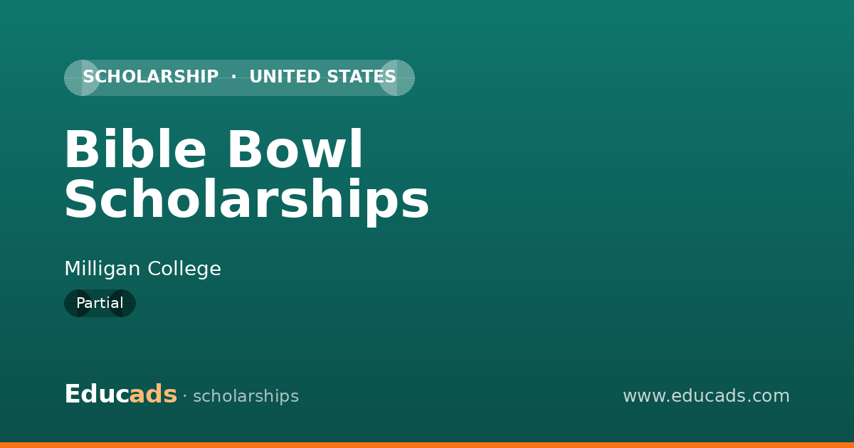 Bible Bowl Scholarships scholarship