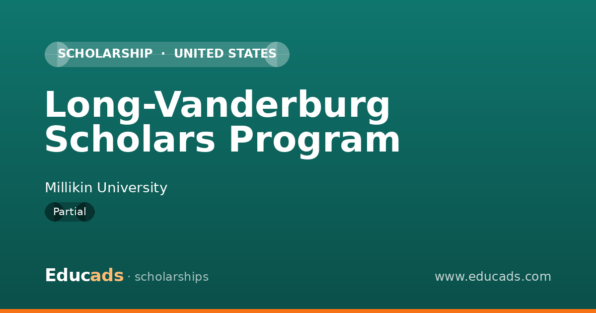 Long-Vanderburg Scholars Program scholarship