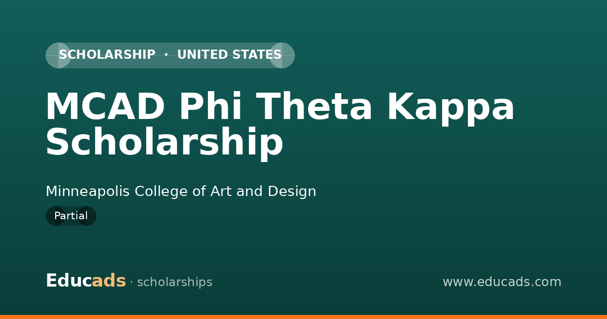 MCAD Phi Theta Kappa Scholarship scholarship