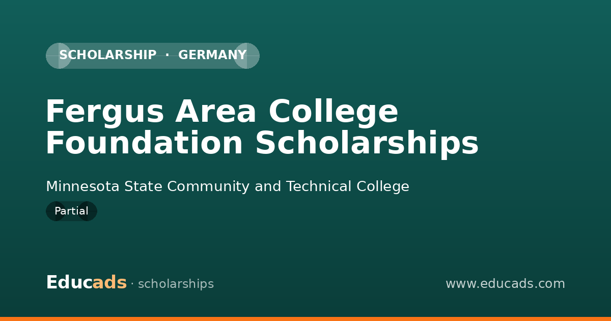 Fergus Area College Foundation Scholarships scholarship