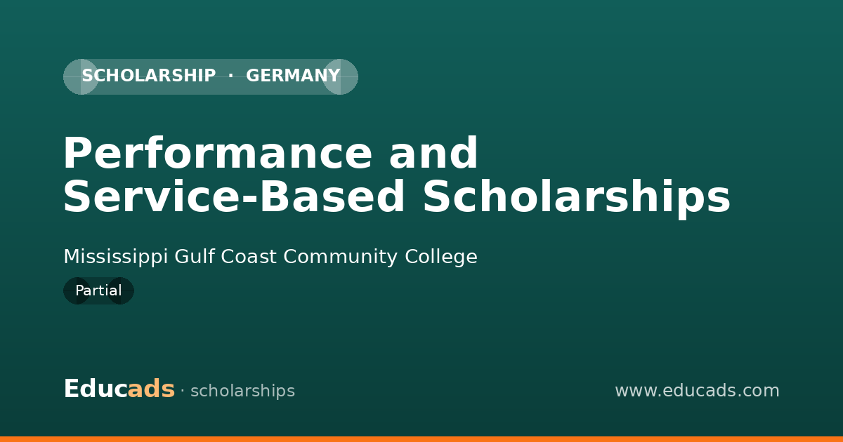Performance and Service-Based Scholarships scholarship