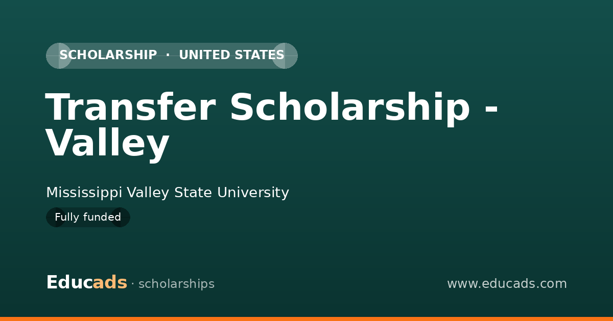 Transfer Scholarship - Valley scholarship