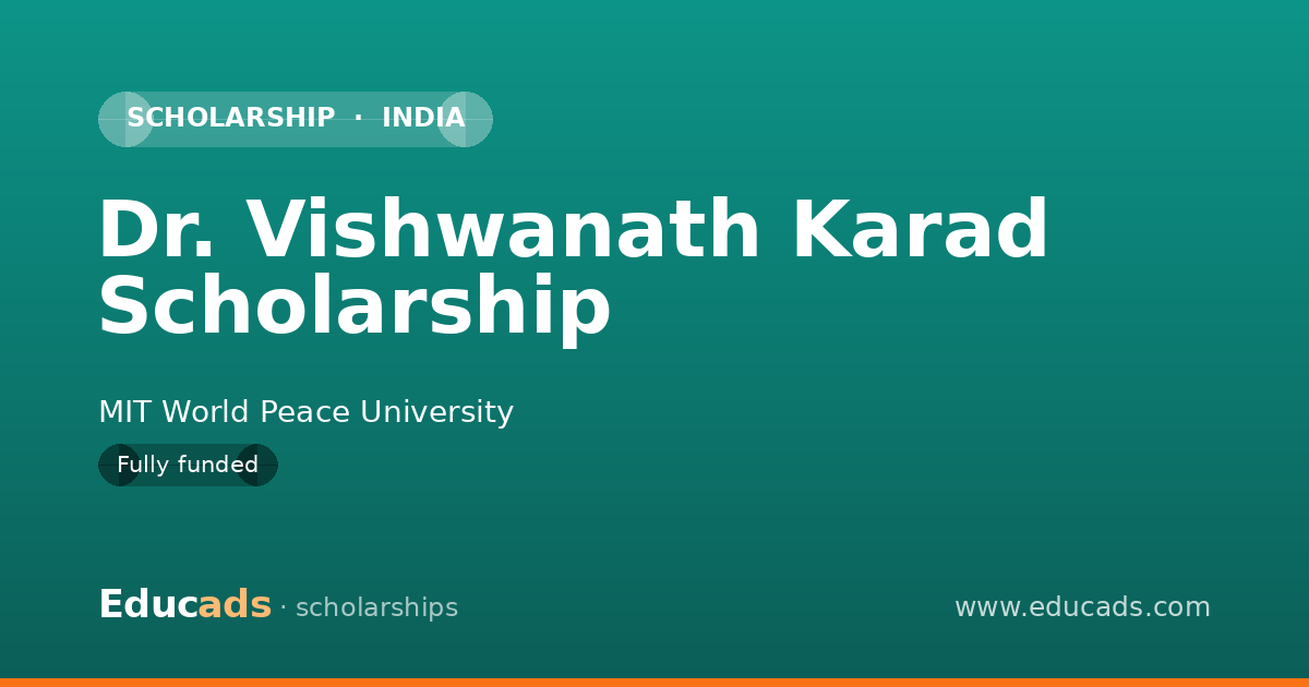 Dr. Vishwanath Karad Scholarship scholarship