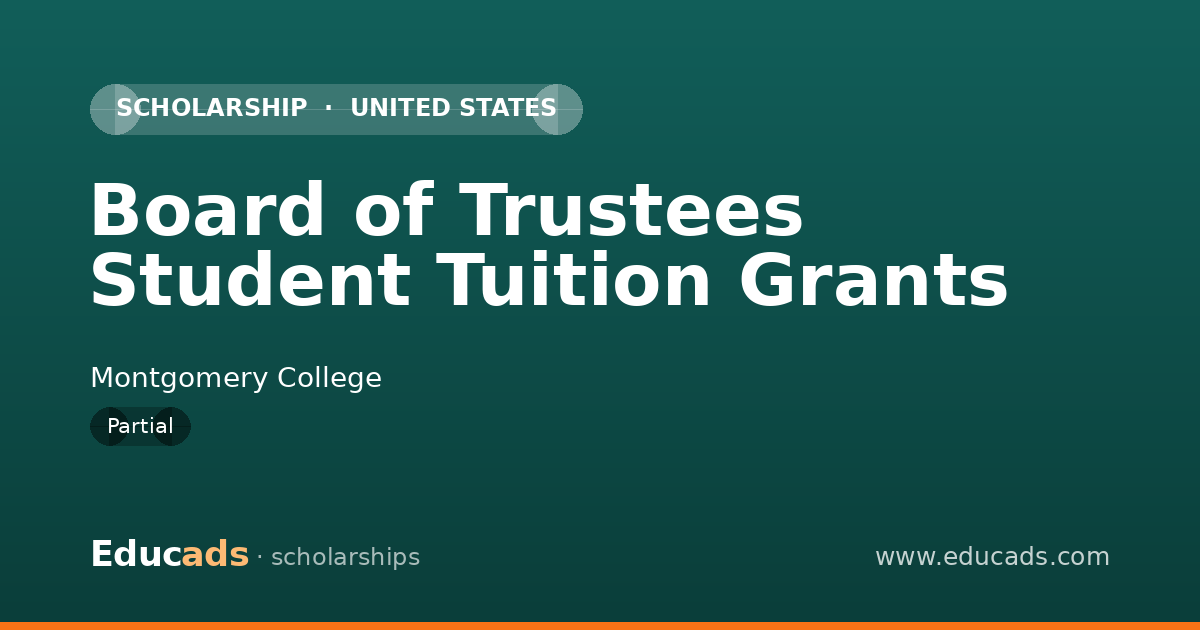 Board of Trustees Student Tuition Grants scholarship