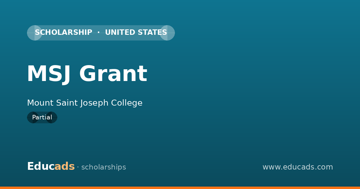 MSJ Grant scholarship