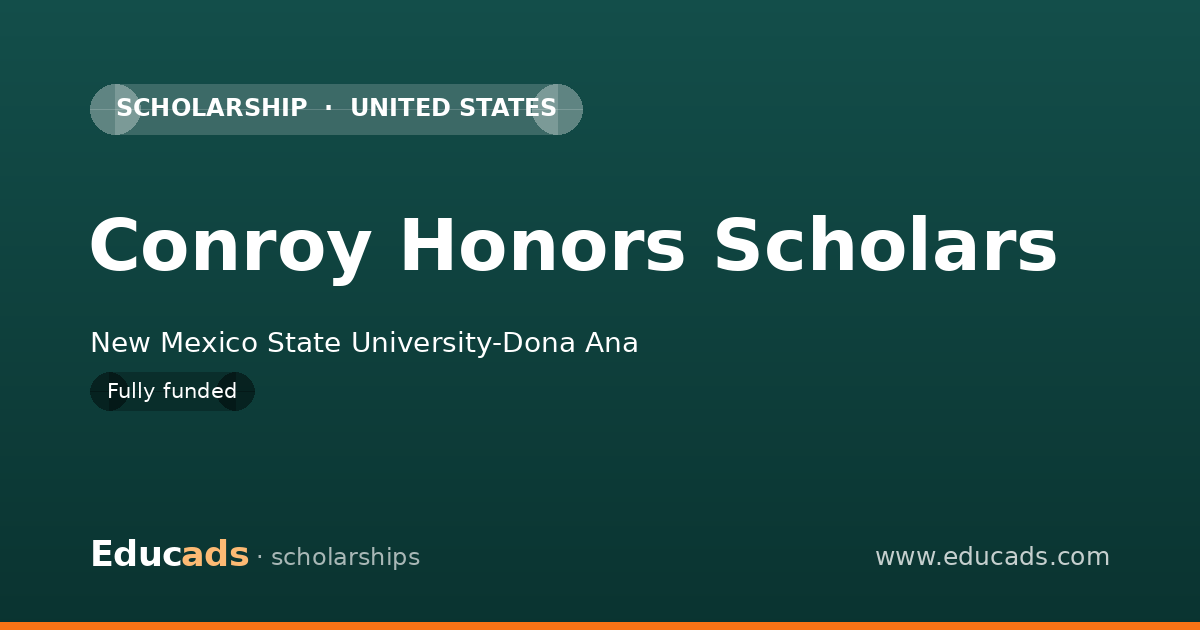 Conroy Honors Scholars scholarship