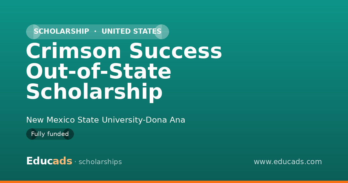 Crimson Success Out-of-State Scholarship scholarship