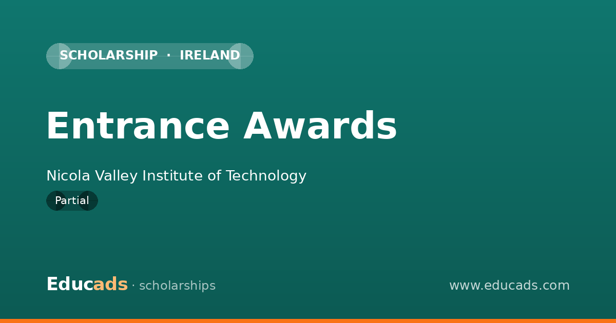 Entrance Awards scholarship