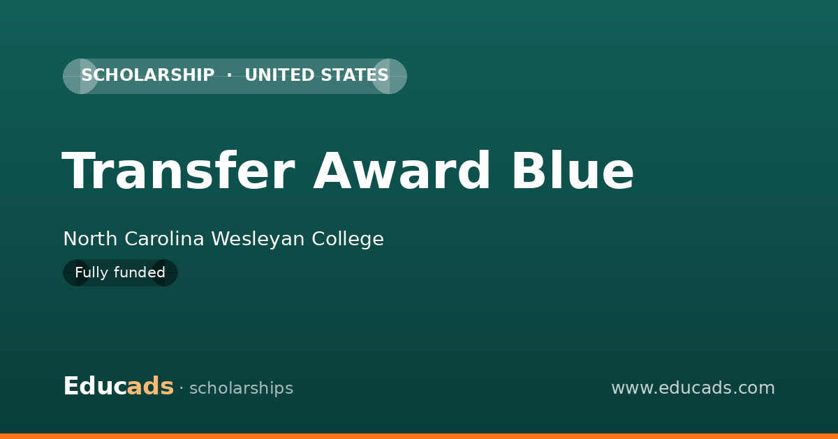 Transfer Award Blue scholarship