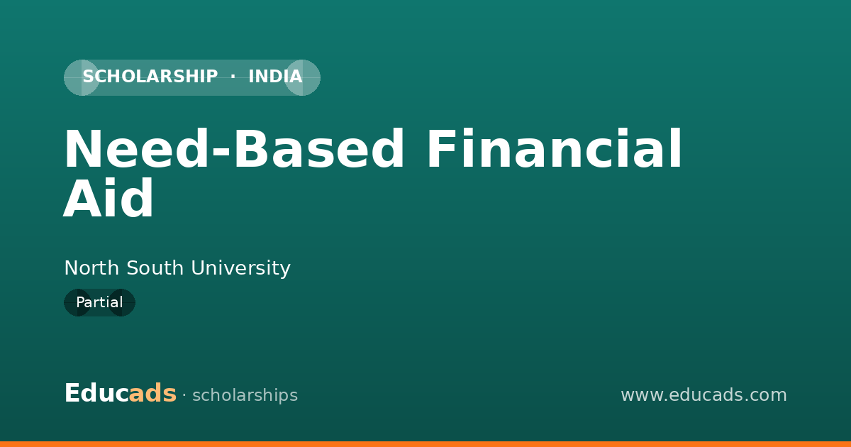 Need-Based Financial Aid scholarship