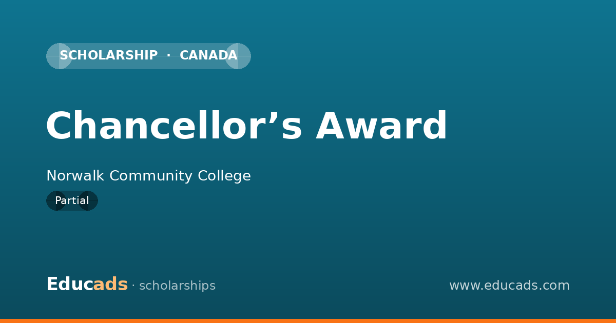 Chancellor’s Award scholarship
