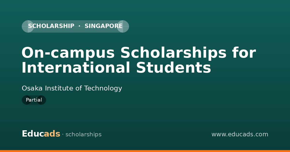 On-campus Scholarships for International Students scholarship