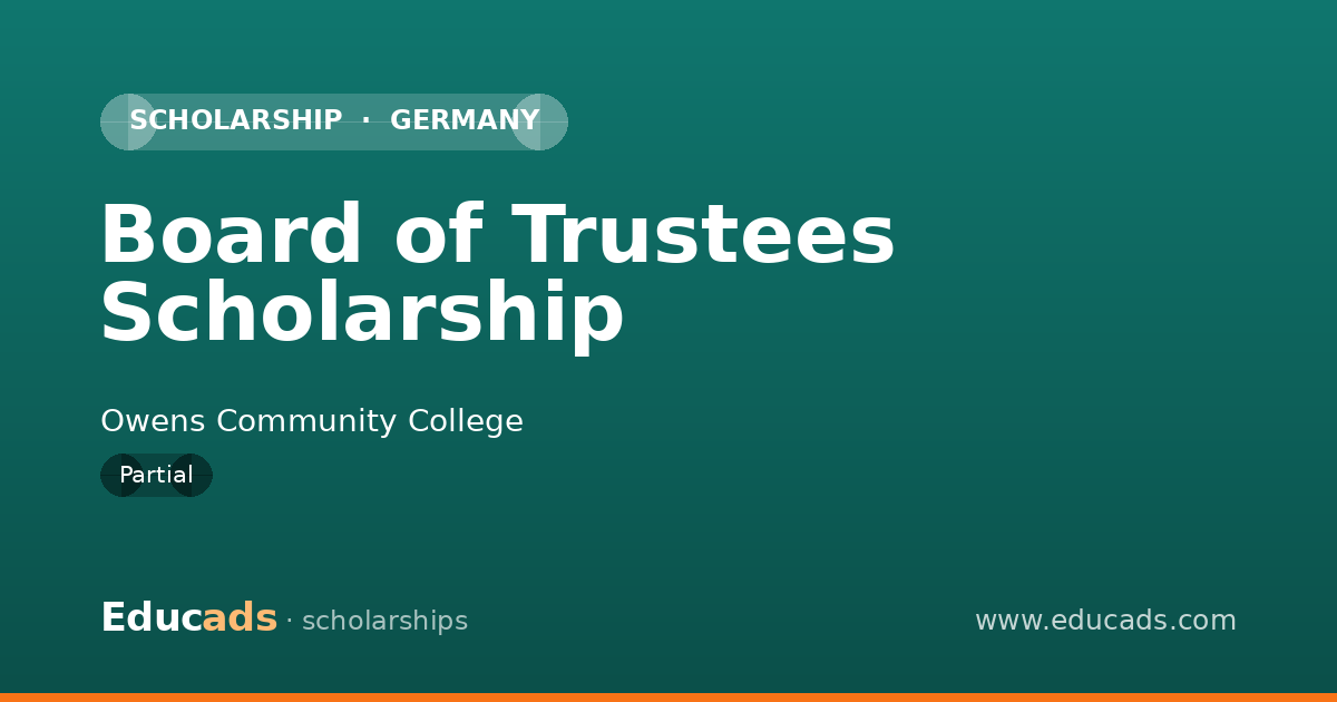 Board of Trustees Scholarship scholarship