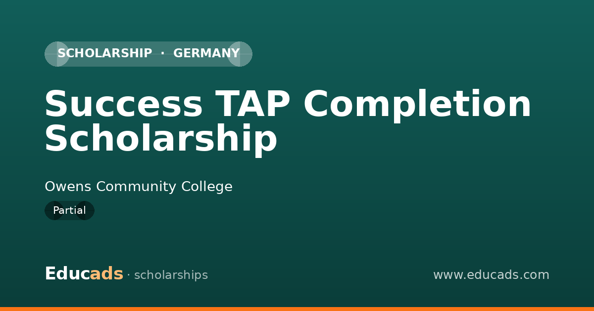 Success TAP Completion Scholarship scholarship