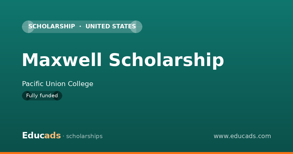 Maxwell Scholarship scholarship