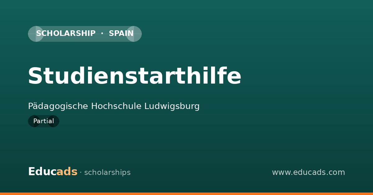 Studienstarthilfe scholarship