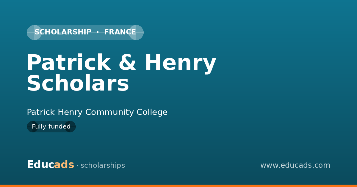 Patrick & Henry Scholars scholarship