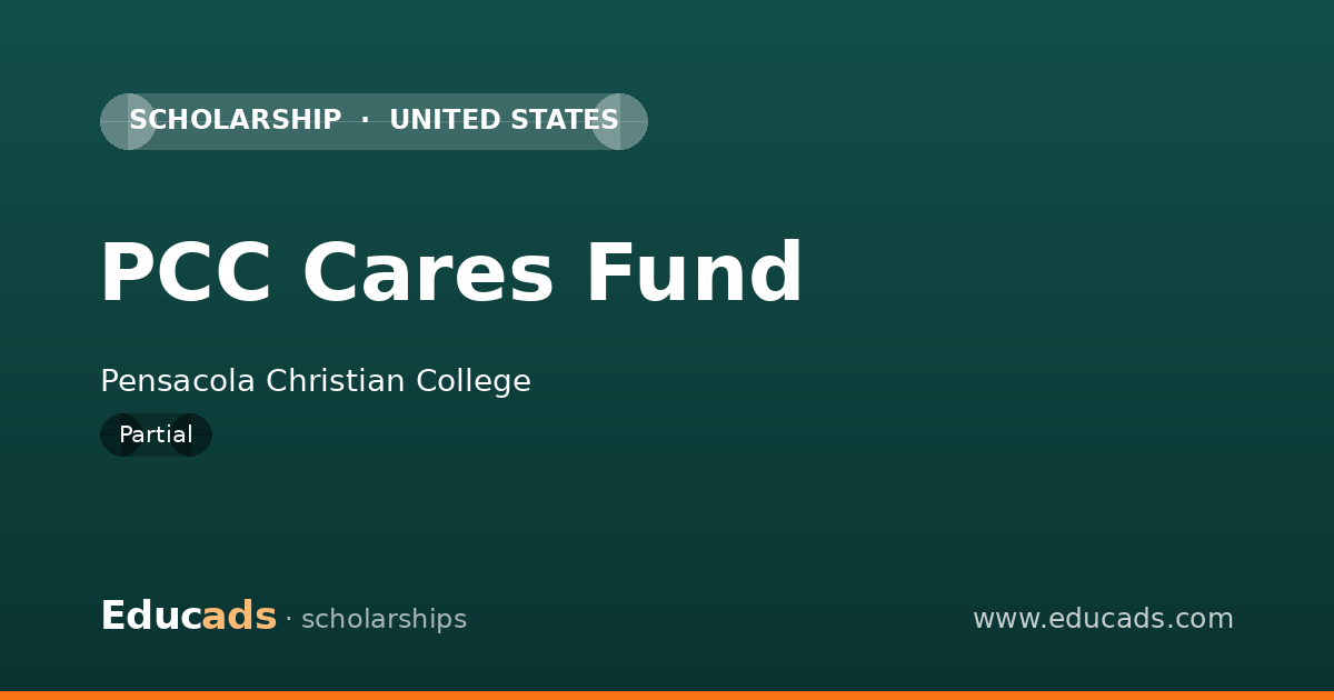 PCC Cares Fund scholarship