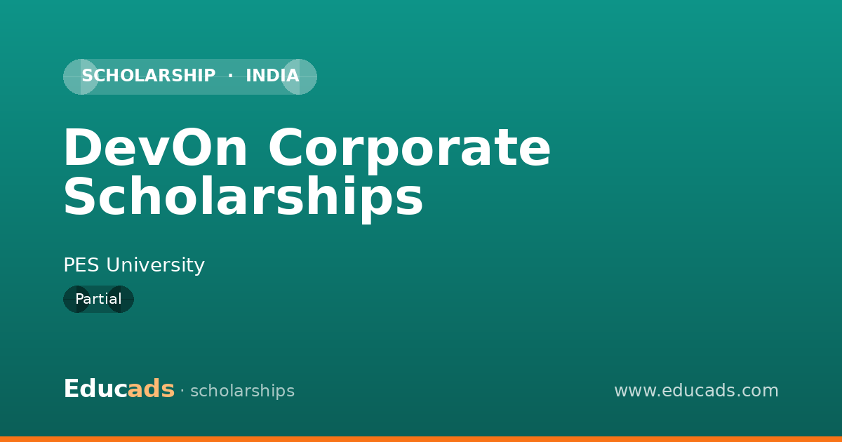 DevOn Corporate Scholarships scholarship