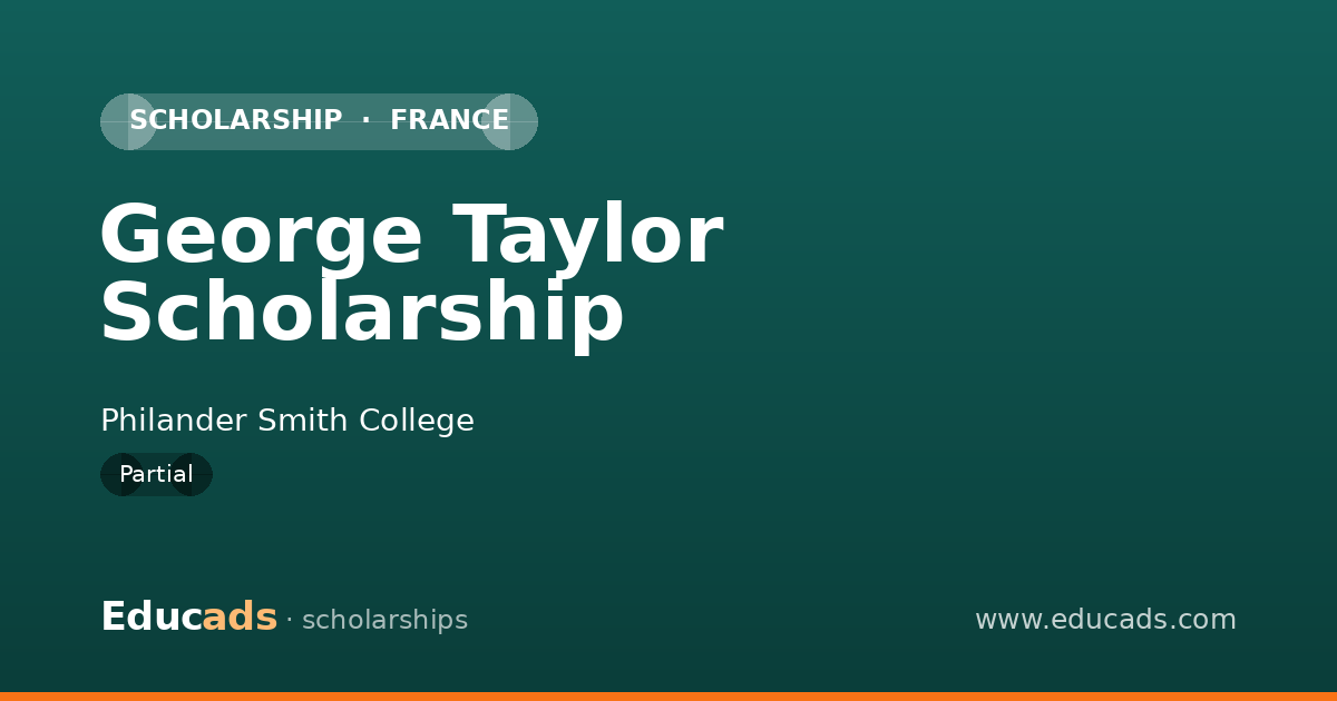 George Taylor Scholarship scholarship