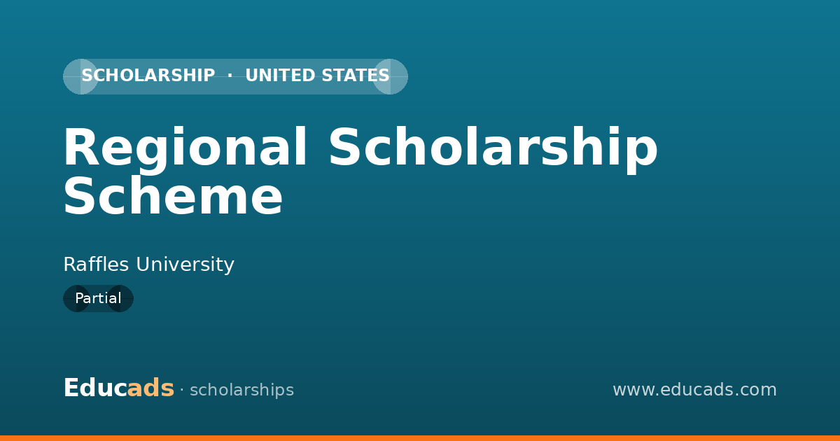 Regional Scholarship Scheme scholarship