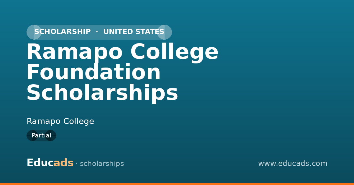 Ramapo College Foundation Scholarships scholarship