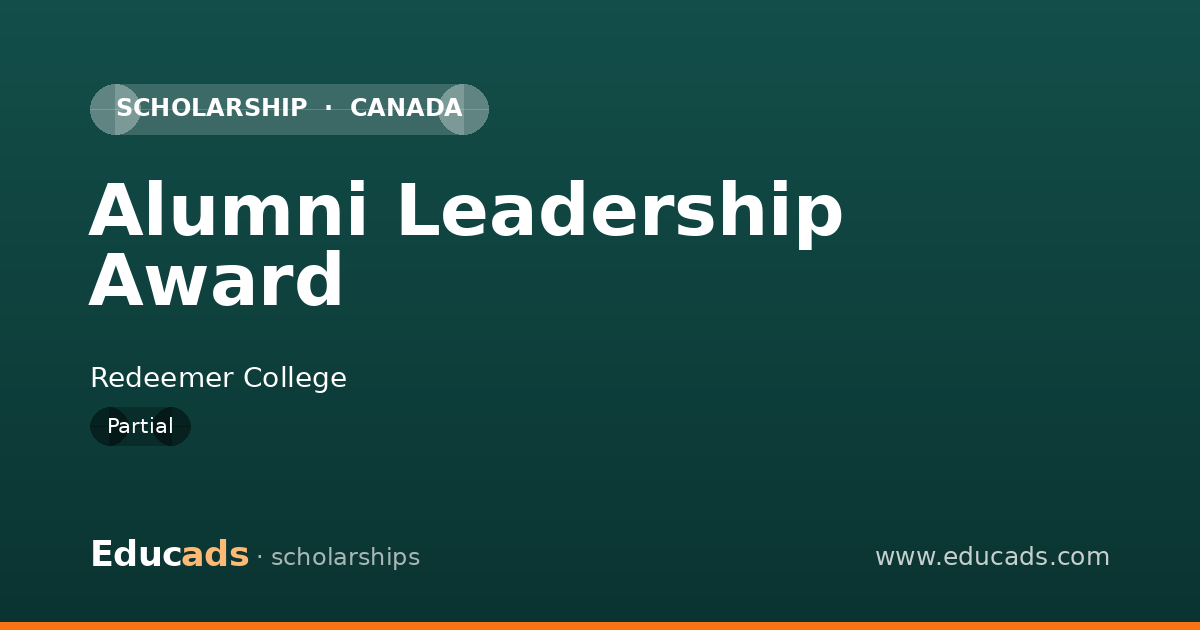 Alumni Leadership Award scholarship