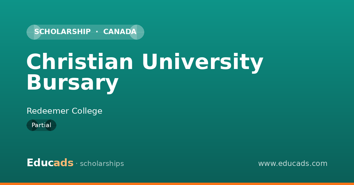 Christian University Bursary scholarship
