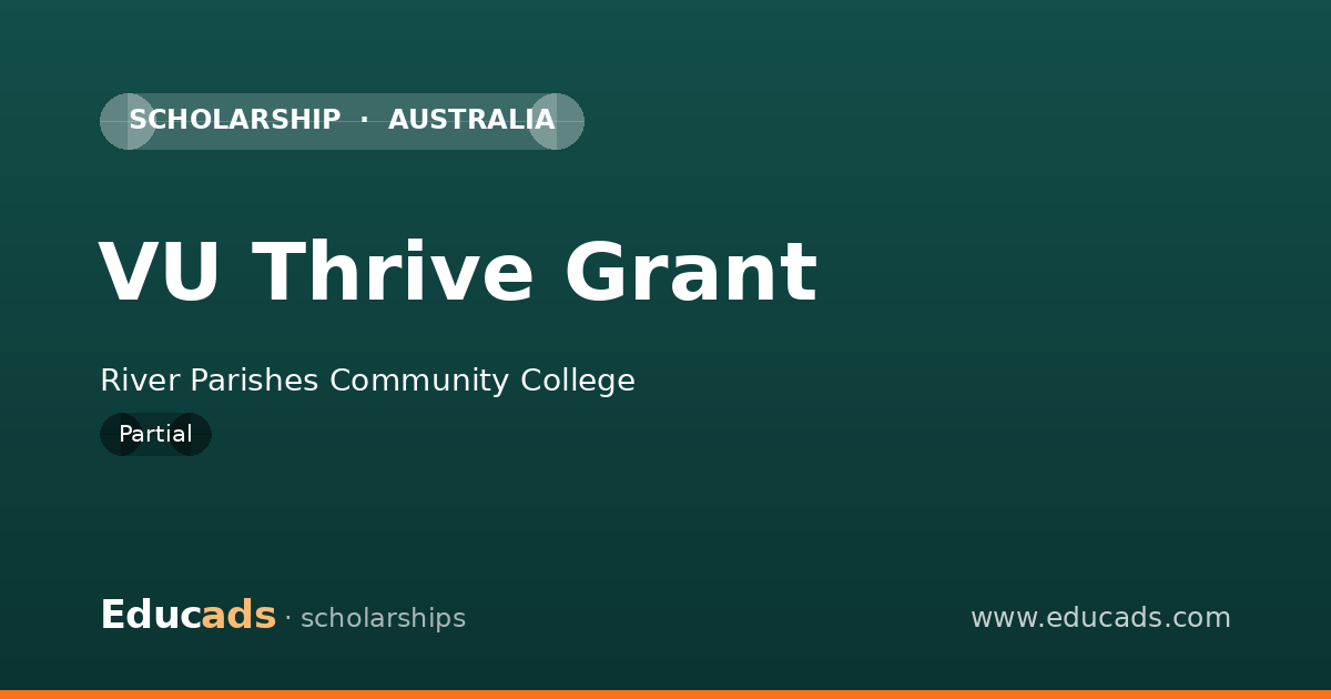 VU Thrive Grant scholarship