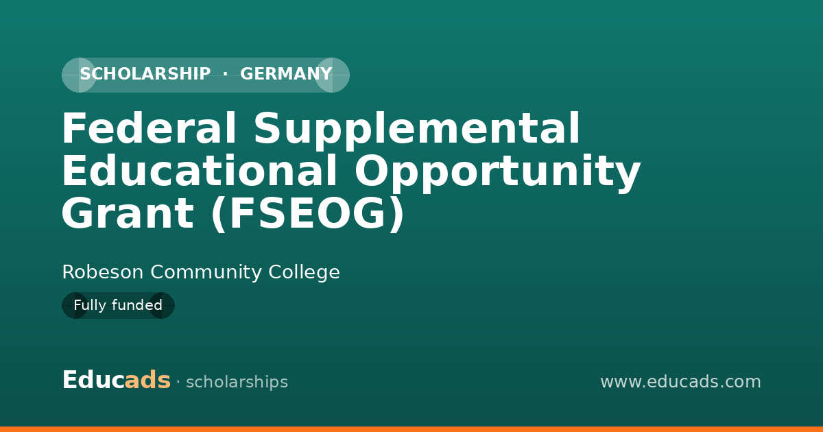 Federal Supplemental Educational Opportunity Grant (FSEOG) scholarship