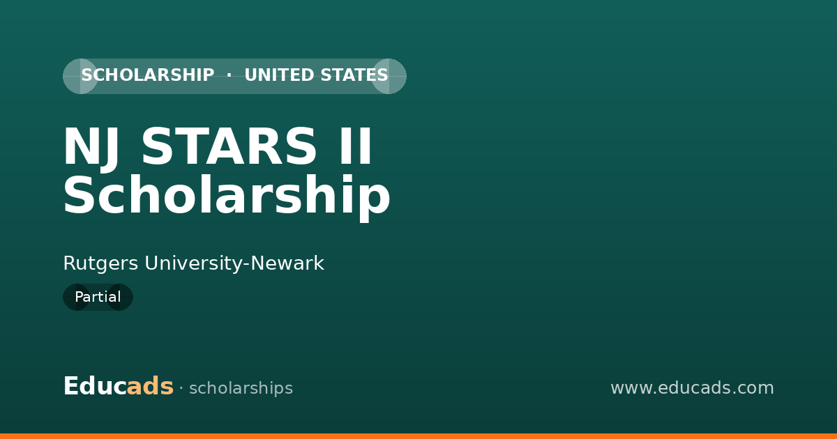 NJ STARS II Scholarship scholarship