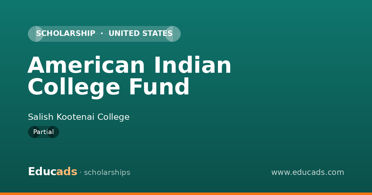 American Indian College Fund scholarship