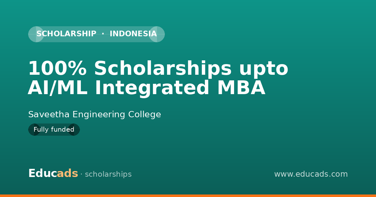 100% Scholarships upto AI/ML Integrated MBA scholarship