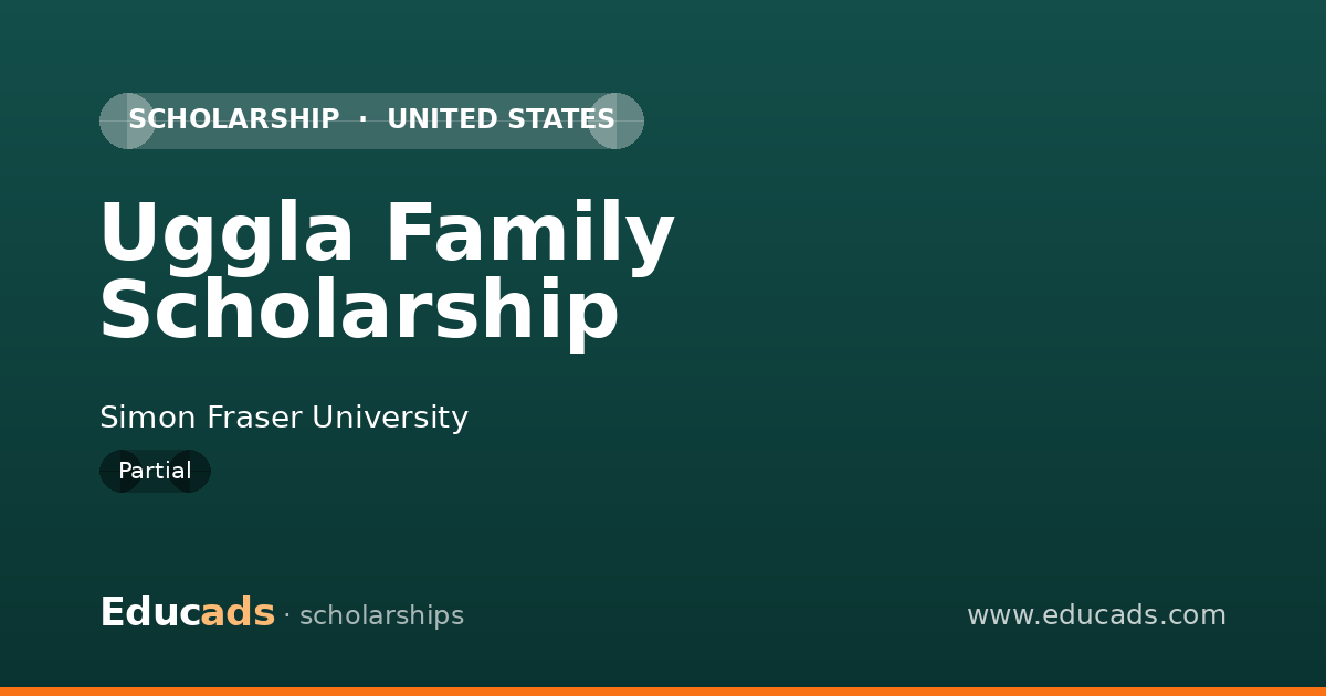 Uggla Family Scholarship scholarship