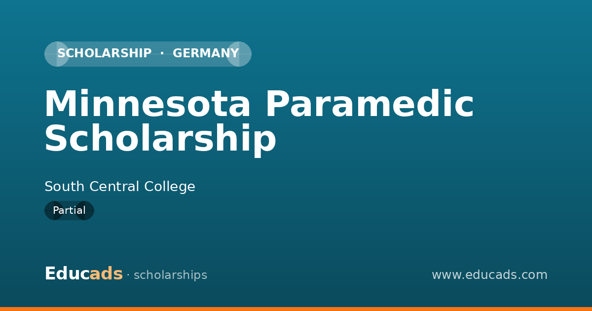 Minnesota Paramedic Scholarship scholarship