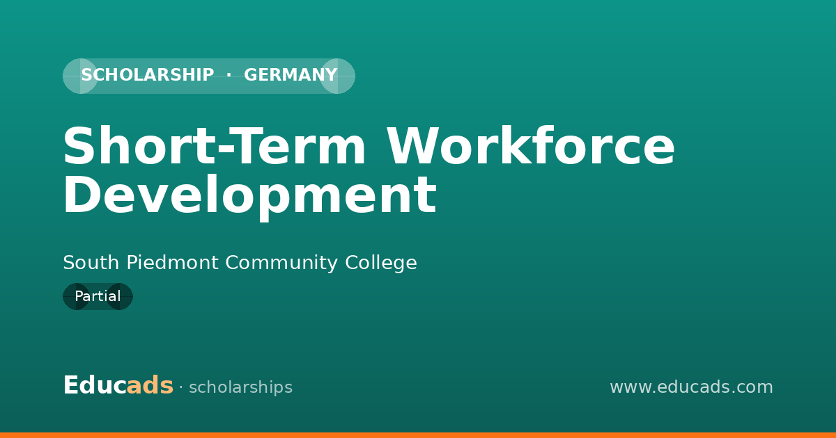 Short-Term Workforce Development scholarship