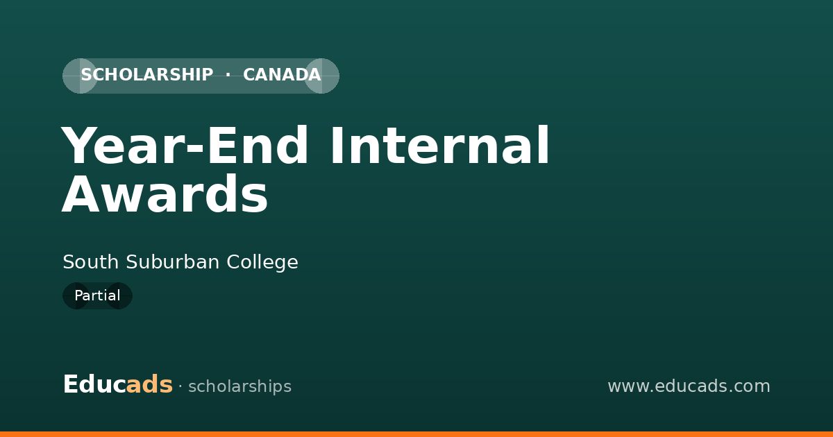 Year-End Internal Awards scholarship