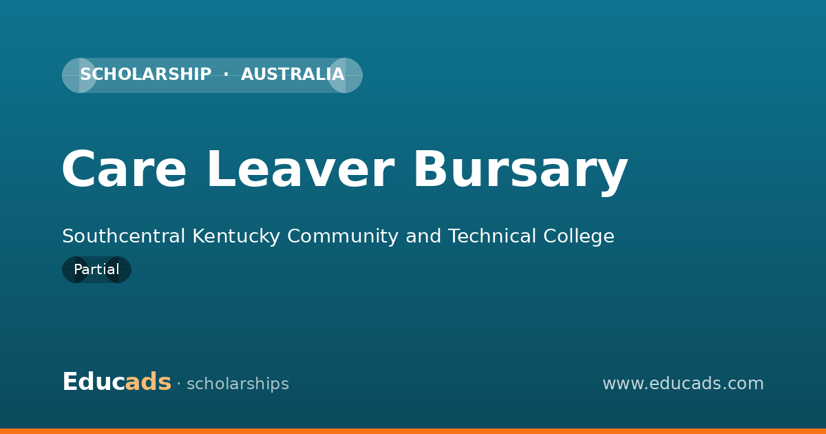 Care Leaver Bursary scholarship