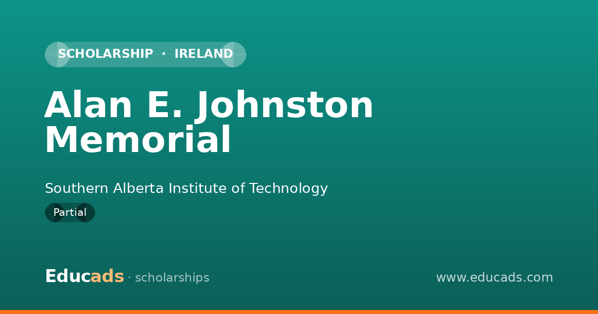 Alan E. Johnston Memorial scholarship