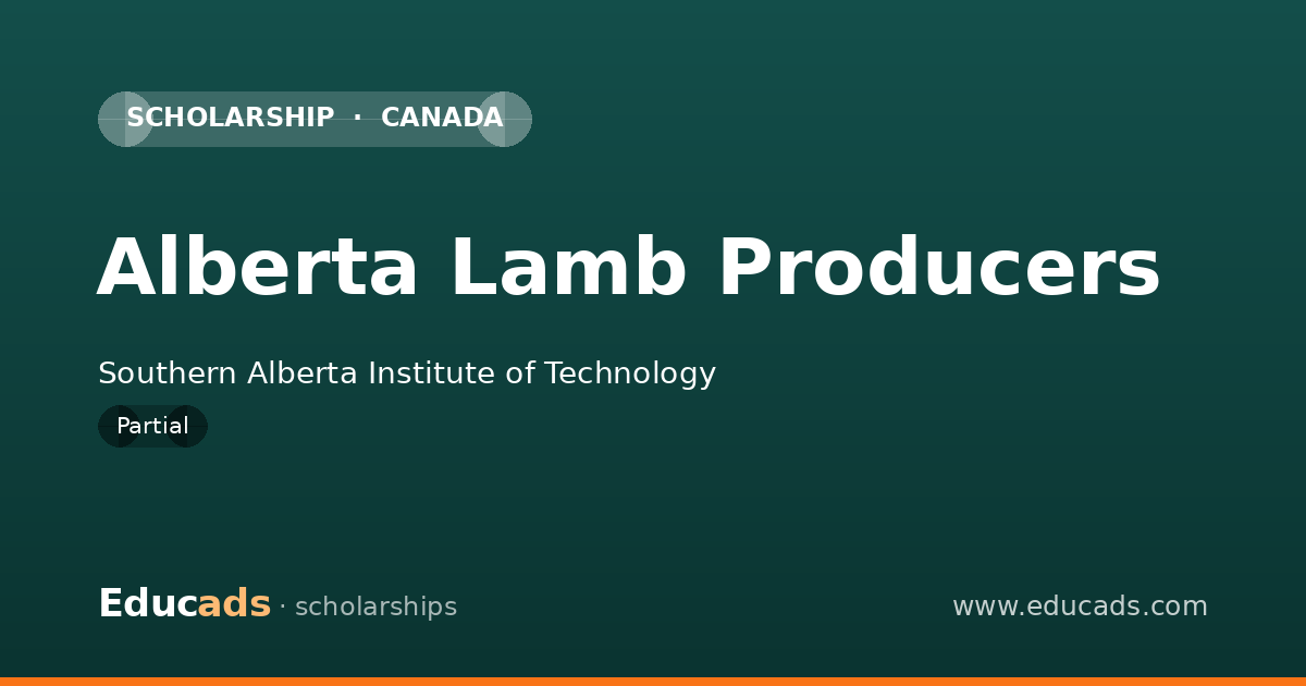 Alberta Lamb Producers scholarship