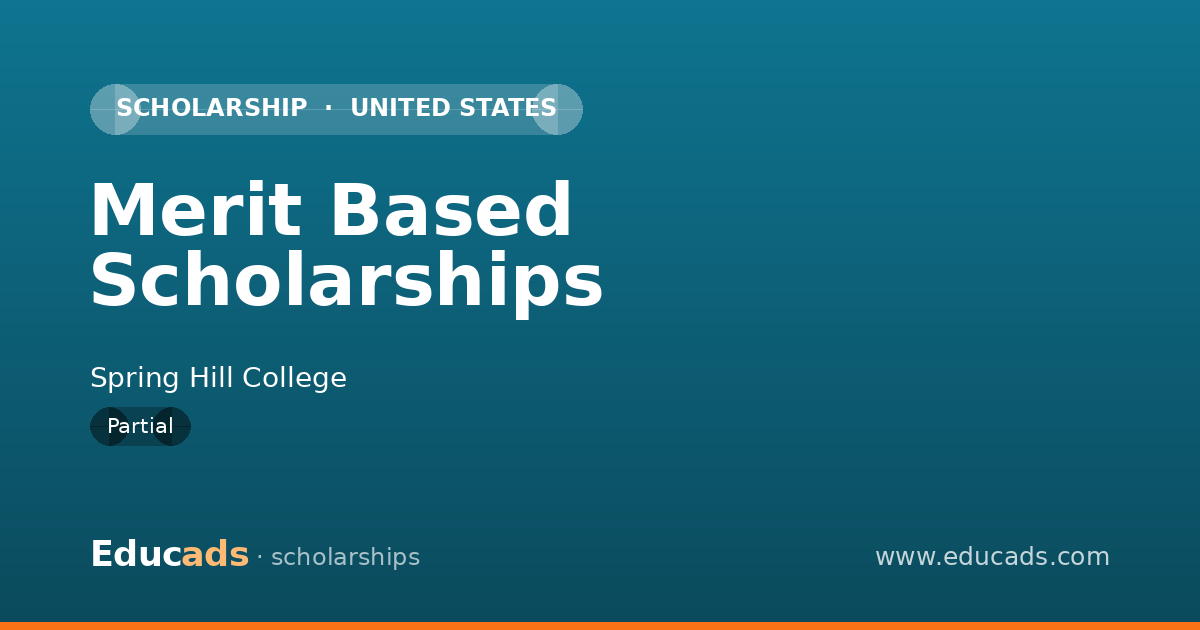 Merit Based Scholarships scholarship