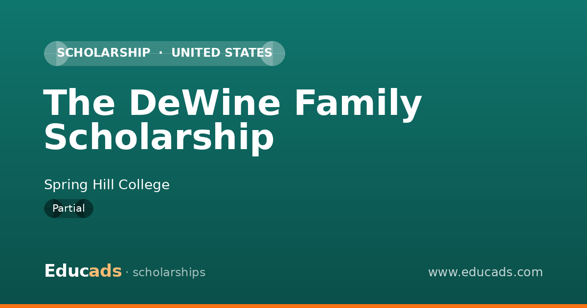 The DeWine Family Scholarship scholarship