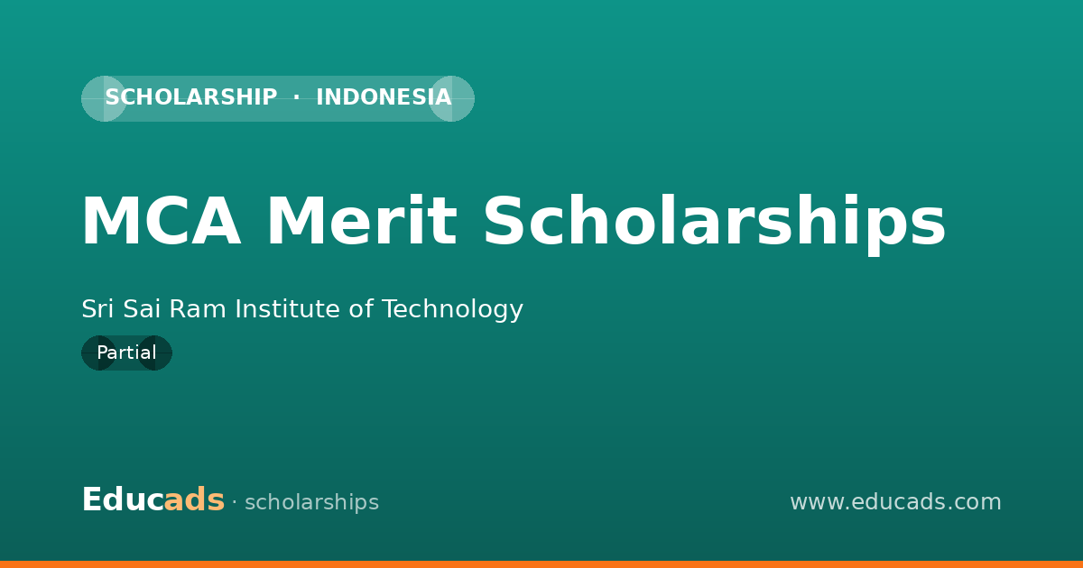 MCA Merit Scholarships scholarship