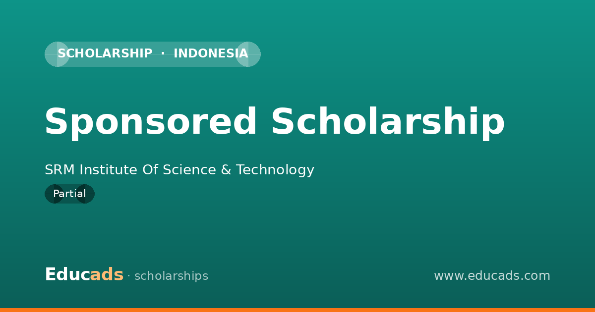 Sponsored Scholarship scholarship