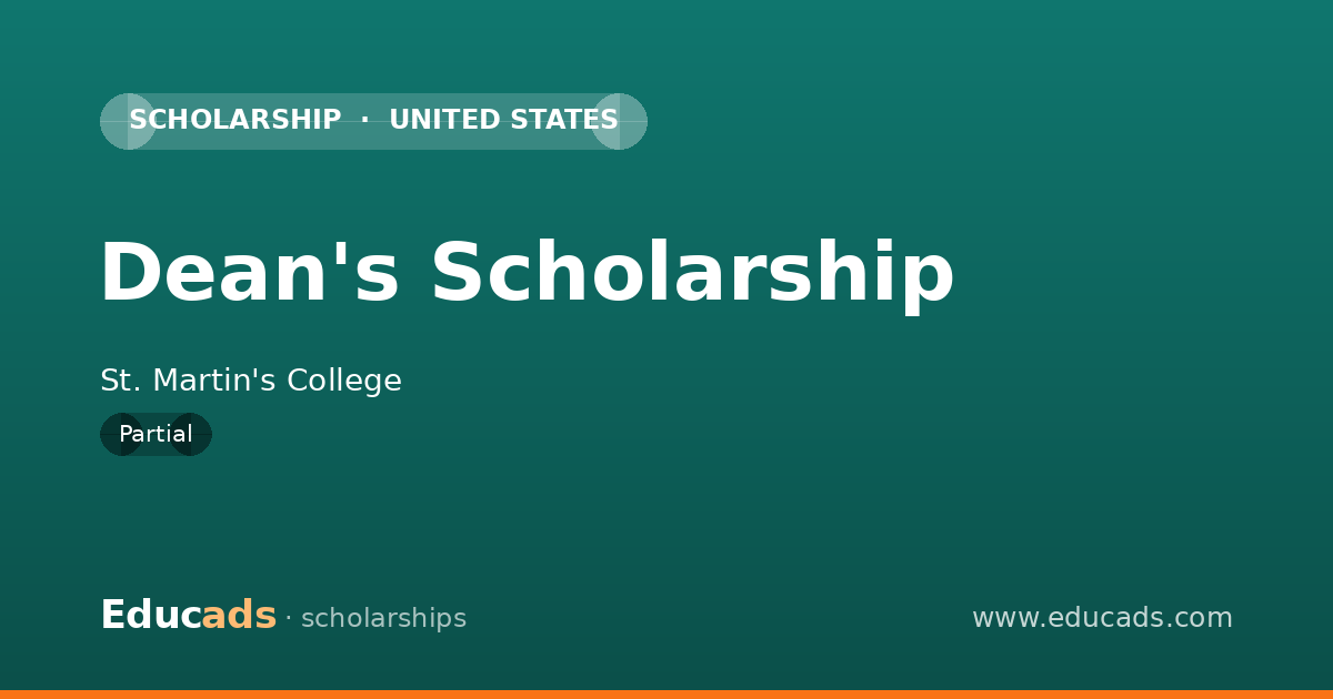 Dean's Scholarship scholarship